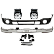 4-Piece Kit, Bumper, Chrome, Includes (1) Bumper, (1) Bumper Cover, and (2) Fog Light