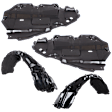 4-Piece Kit, Front, Driver and Passenger Side Fender Liner, Includes (2) Engine Splash Shield and (2) Fender Liner