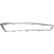 2011 Acura MDX - 4-Piece Kit Front, Driver and Passenger Side Bumper Grille, Primed, Includes (2) Bumper Grille and (2) Grille Trim