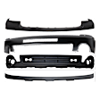 4-Piece Kit, Front Bumper, Powdercoated Black, Includes (1) Bumper, (1) Bumper Cover, and (2) Valance