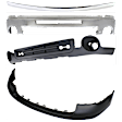 4-Piece Kit, Bumper, Chrome, Includes (1) Bumper, (1) Bumper Cover, (1) Hood Molding, and (1) Valance