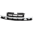 1999 Chevrolet S10 Base - 3-Piece Kit Front Bumper, For Models Without LS Appearance Package, Painted Black,  Includes (1) Bumper, (1) Grille Assembly, and (1) Valance