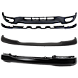 2001 Ford F-150 XL - 3-Piece Kit Bumper, Painted Black,  Includes (1) Bumper, (1) Bumper Trim, and (1) Valance