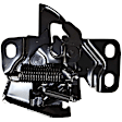 2004-2005 Honda Civic - 3-Piece Kit Driver and Passenger Side Hood Latch, Includes (2) Hood Hinge and (1) Hood Latch