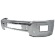 2015 Chevrolet Silverado 2500 HD - 4-Piece Kit Front Bumper, Chrome, Includes (1) Bumper, (2) Fog Light, and (1) Valance