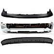 3-Piece Kit, Bumper, For Models Without Sport Package, Chrome, Includes (1) Bumper, (1) Bumper Cover, and (1) Valance
