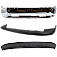3-Piece Kit, Front Bumper, For Models Without Sport Package, Chrome, Includes (1) Bumper, (1) Bumper Cover, and (1) Valance