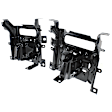 2014 Ram 1500 - 4-Piece Kit Front, Upper and Lower Bumper, For Models With Two Piece  Type, Chrome,  Includes (1) Bumper, (2) Bumper Bracket, and (1) Bumper Cover
