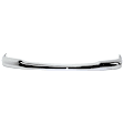 3-Piece Kit, Front Bumper, Chrome, Includes (1) Bumper and (2) Bumper Bracket