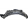 2006-2011 Honda Civic - 3-Piece Kit, Front, Driver and Passenger Side Fender Liner, Coupe, Includes (1) Engine Splash Shield and (2) Fender Liner