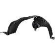 2013 Nissan Altima Base - 3-Piece Kit Front, Drive and Passenger Side Fender Liner, 4-Door Production Date Up To October 2012, Sedan,  Includes (1) Engine Splash Shield and (2) Fender Liner