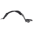 3-Piece Kit Direct Fit Bumper Splash Shield, 3-Piece Kit, Includes (1) Bumper Splash Shield and (2) Fender Liner