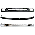 2003 Toyota Tacoma - 3-Piece Kit Front Bumper, Chrome, Includes (1) Bumper, (1) Bumper Filler, and (1) Valance