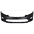 2012 Ford Fusion - 3-Piece Kit Front Primed Bumper Cover, For Models With Appearance Package,  Includes (1) Bumper Cover, (1) Bumper Grille, and (1) Grille Trim