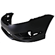 2012 Ford Fusion - 3-Piece Kit Front Primed Bumper Cover, For Models With Appearance Package,  Includes (1) Bumper Cover, (1) Bumper Grille, and (1) Grille Trim