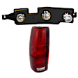 2-Piece Kit Driver Side Halogen Tail Light, With bulb(s), Includes (1) Tail Light and (1) Tail Light Circuit Board