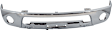 2010 Nissan Frontier - 2-Piece Kit Front, Lower Bumper, Chrome,  Includes (1) Bumper and (1) Valance