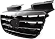 2-Piece Kit Grille Painted Black, Includes (1) Bumper Grille and (1) Grille Assembly