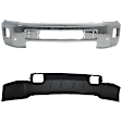 2015 Chevrolet Silverado 2500 HD - 2-Piece Kit Front Bumper, Chrome,  Includes (1) Bumper and (1) Valance