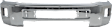 2015 Chevrolet Silverado 2500 HD - 2-Piece Kit Front Bumper, Chrome,  Includes (1) Bumper and (1) Valance