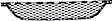 2013 Dodge Dart - 2-Piece Kit Grille, Textured Black, For Models Without Active  Shutter,  Includes (1) Bumper Grille and (1) Grille Assembly