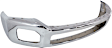 2012 Ford F-350 Super Duty - 2-Piece Kit Front Bumper, 4WD, Chrome, Includes (1) Bumper and (1) Valance