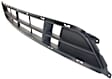 2-Piece Kit Grille Painted Black, Includes (1) Bumper Grille and (1) Grille Assembly