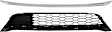2-Piece Kit Grille Trim, Chrome, Sedan, Includes (1) Grille Trim and (1) Bumper Grille