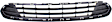 2012 Ford Fusion - 2-Piece Kit Grille Trim, Center, For Models With Appearance Package, Chrome,  Includes (1) Bumper Grille and (1) Grille Trim