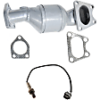 2004 Acura TL Base - 2-Piece Kit Front, Driver Side Catalytic Converter, 3.2L 6Cyl, Federal EPA Standard, 46-State Legal (Cannot ship to CA, CO, NY or ME), Radiator Side, Naturally Aspirated, Includes (1) Oxygen Sensor and (1) Catalytic Converter