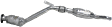 3-Piece Kit Passenger Side Catalytic Converter, Federal EPA Standard, 46-State Legal, includes (1) Passenger Side Catalytic Converter, (2) After Catalytic Converter, Driver Side Oxygen Sensors