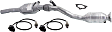 2000-2005 Volkswagen Passat - 3-Piece Kit Driver Side Catalytic Converter, Federal EPA Standard, 46-State Legal, includes (1) Driver Side Catalytic Converter, (2) After Catalytic Converter, Driver Side Oxygen Sensors