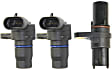 3-Piece Kit Crankshaft Position Sensor, Includes (2) Camshaft Position Sensor and (1) Crankshaft Position Sensor