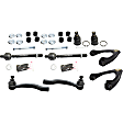 10-Piece Kit Front, Driver and Passenger Side, Upper Control Arm Kit, Includes (2) Ball Joint, (2) Control Arm, (2) Sway Bar Link, and (4) Tie Rod End