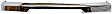 1998 Nissan Frontier SE - 2-Piece Kit Front Bumper, Chrome, Standard Cab Pickup, Includes (1) Bumper and (1) Valance