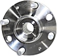 2-Wheel Set Front Wheel Hub, 4 Lugs, With Bearing, Includes (2) Wheel Hub and (2) Wheel Bearing
