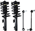 4-Piece Kit Front Suspension Kit, Includes (2) Loaded Strut and (2) Sway Bar Link