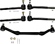 5-Piece Kit Front, Driver and Passenger Side Suspension Kit, Includes (4) Tie Rod End and (1) Center Link
