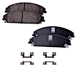 2018 Dodge Challenger - 4-Wheel Set Front and Rear Brake Disc and Pad Kit, Cross-drilled and Slotted, 5 Lugs, Front-344.93 mm/Rear-320.04 mm, Ceramic, 345mm Front Disc, Dual Piston Front Calipers, engdesig: EZC, Except MOPAR Big Brake Kit and Brembo Brakes, 5.7L