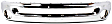 2009 Dodge Ram 3500 - 3-Piece Kit Front, Upper Textured Bumper Cover, 1-Piece Inner Filler, For Models Without Tow Hook Holes,  Includes (1) Bumper, (1) Bumper Cover, and (1) Bumper Trim