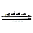 6-Piece Kit Front, Driver and Passenger Side Suspension Kit, Includes (2) Ball Joint and (4) Tie Rod End