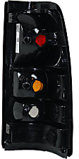 2007 GMC Sierra 1500 Classic - 6-Piece Kit Driver and Passenger Side Halogen Tail Light, With bulb(s), Extended Cab, 1999-2006 Style, Old Body Style, OE Replacement, Extended Cab Pickup,  Includes (2) Headlight, (2) Parking Light, and (2) Tail Light