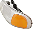 2007 GMC Sierra 1500 Classic - 6-Piece Kit Driver and Passenger Side Halogen Tail Light, With bulb(s), Extended Cab, 1999-2006 Style, Old Body Style, OE Replacement, Extended Cab Pickup,  Includes (2) Headlight, (2) Parking Light, and (2) Tail Light