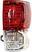 2010 Toyota Tundra - 4-Piece Kit Driver and Passenger Side Halogen Headlight, With bulb(s), OE Replacement,  Includes (2) Headlight and (2) Tail Light