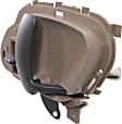 1995-2000 Chevrolet Tahoe - 2-Piece Kit Front, Passenger Side Interior Door Handle Kit, Brown bezel with black lever, With door lock button, Includes (1) Door Handle Trim and (1) Interior Door Handle