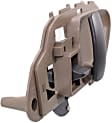 1995-2000 Chevrolet Tahoe - 2-Piece Kit Front, Passenger Side Interior Door Handle Kit, Brown bezel with black lever, With door lock button, Includes (1) Door Handle Trim and (1) Interior Door Handle