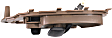 1995-2000 Chevrolet Tahoe - 2-Piece Kit Front, Passenger Side Interior Door Handle Kit, Brown bezel with black lever, With door lock button, Includes (1) Door Handle Trim and (1) Interior Door Handle