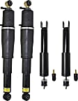 4-Piece Kit Front and Rear, Driver and Passenger Side Suspension Kit, Includes (2) Air Spring and (2) Shock Absorber and Strut Assembly