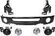 2006 Ford F-150 - 7-Piece Kit Front Bumper, Production Date From August 9 2005, Paint to Match, Includes (1) Bumper, (2) Bumper Bracket, (2) Fog Light, and (2) Fog Light Bracket