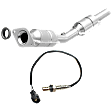 KIT-083023-02 2-Piece Kit Catalytic Converter, 1.8L, 4Cyl, CARB and Federal EPA Standards, 50-state Legal, Includes (1) Catalytic Converter and (1) Oxygen Sensor